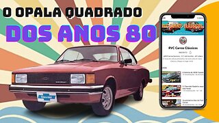 O Opala quadrado dos anos 80