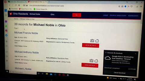 October 14, 2021 Ohio registered voters possible voter fraud Columbus cyber terrorist