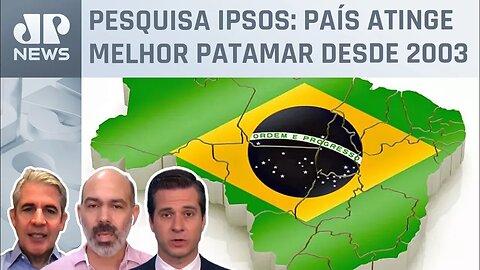 57% dos brasileiros acreditam que Brasil está no caminho certo; Schelp, d'Avila e Beraldo analisam