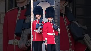 Kings guard change over windsor castle #windsorcastle