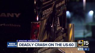 Crash on US 60/Gilbert leaves 1 dead, dozens injured