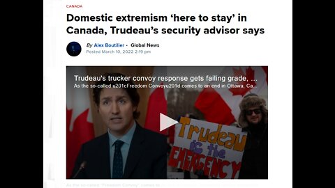 Domestic Extremism Here To Stay In Canada