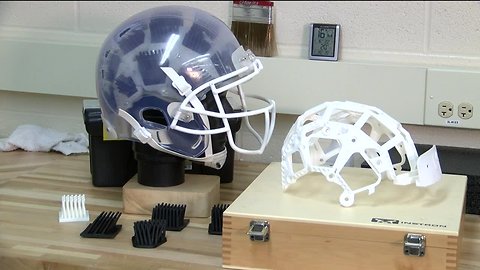 Doctors at the University of Akron create new style of football helmet that could reduce concussions
