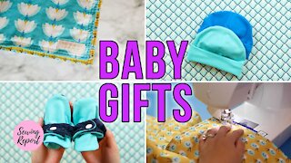 Easy Baby Gift Ideas 🍼 5 Free Sewing Patterns + Tutorials