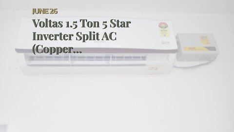 Voltas 1.5 Ton 5 Star Inverter Split AC (Copper SAC_185V_JZJ White)
