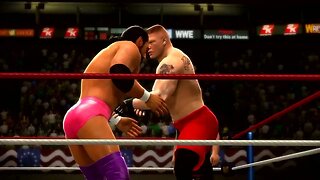 WWE 2K14 Gameplay Brock Lesnar vs Damien Sandow