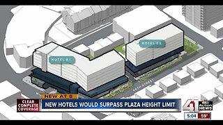 New hotels would surpass Plaza height limit