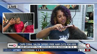 Cape Coral Salon offers free hair cuts for kids Sunday