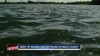 Marine unit finds body of missing boater in Pasco County lake