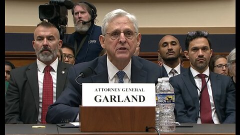 Attorney General Testifies on Justice Dept. Oversight