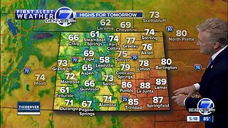 80s in Denver today, but fall-like this weekend
