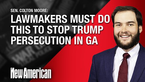 Sen. Moore: Lawmakers must do THIS to Stop Trump Persecution in GA