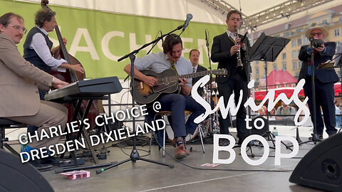 Swing to Bop 2024 ❤ Charlie's Choice Lindy & Bal Swing Jam ★ HD @ Dresden Dixieland . Altmarkt Bühne