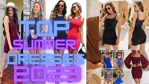 TOP 10 Summer Dresses 2023 |TOP 10 Mini Women Dresses 2023 |Top summer dresses under $40