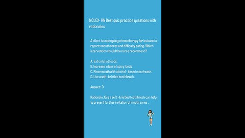 NCLEX-RN Professional standard quiz practice questions with rationals