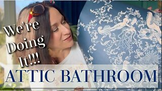 FRENCH FARMHOUSE | Attic Bathroom Design | ANOTHER Cast Iron Sink | EVERYDAY CHATEAU