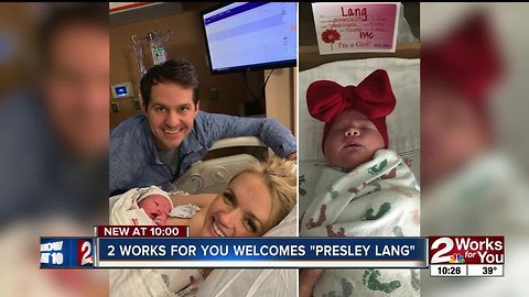 2 Works for You meteorologist welcomes baby girl!