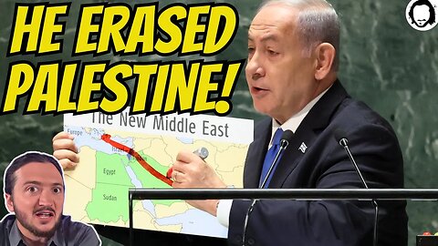 Netanyahu Unveiled Map With Palestine Erased Earlier This Year