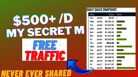 MY SECRET STRATEGY TO $500+ A DAY | Earn Money Online As A Teenager | Affiliate Marketing