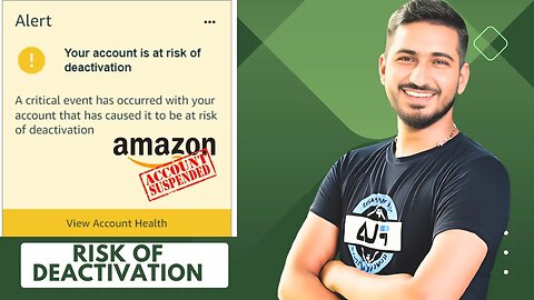 Amazon Account is At Risk of Deactivation || Reverify Amazon Account || Risk Of Deactivation Notice