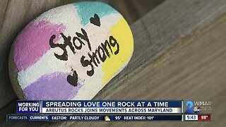 Spreading love one rock at a time