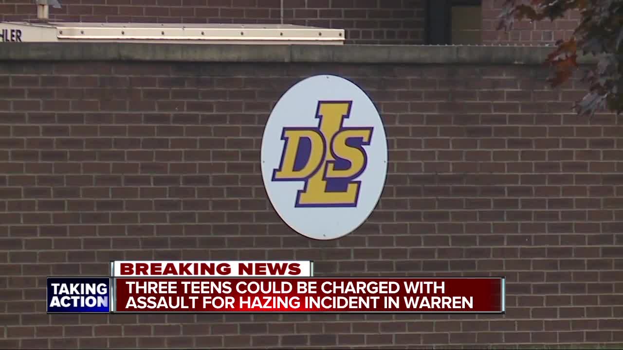 3 teens could be charged with assault for hazing incident in Warren