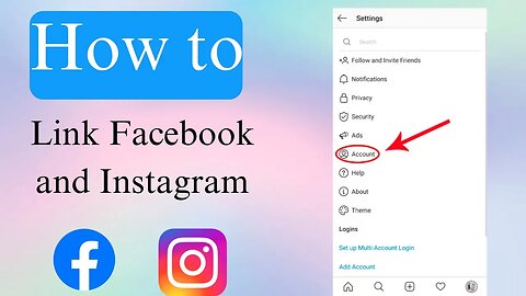 How to link instagram and facebook accounts? | Instagram Tutorial