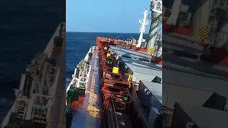 Rolling Along Gracefully On The Ocean Wave. #trending #shorts #ship #merchantvessel #seashipping