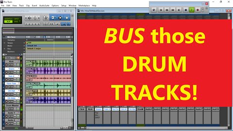 Setting up Drums for Playback in Pro Tools... or any DAW!