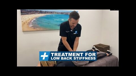 Treatment for Low Back Stiffness into Extension