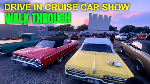 2022 V8TV Drive In Cruise Event Walk Through Video Live Replay V8TV