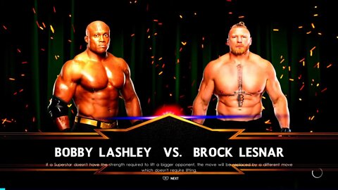 WWE Crown Jewel 2022 Brock Lesnar vs Bobby Lashley