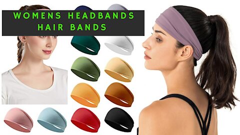 12 Pack Women's Headbands Elastic Hair Bands #Women_Headbands_Elastic_Hair_Bands