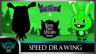 Speed Drawing: Happy Tree Friends Fanon - Tray | Mobebuds Style