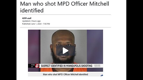 Black Man Who Ambushed & Killed Minneapolis Cop Predictably Identified Days Later
