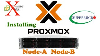 Installing Proxmox 7.2 OVER IPMI iKVM SuperMicro Dual Node Server !