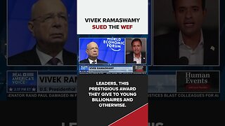 IS THE WEF BEHIND VIVEK RAMASWAMY'S CAMPAIGN?