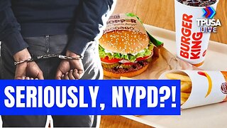 PROTESTERS ARRESTED AT A BURGER KING IN NYC FOR NOT SHOWING THEIR VAX-PASSPORTS