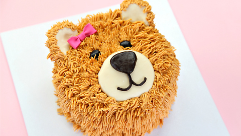 The cutest teddy bear cake on Earth