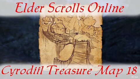 Cyrodiil Treasure Map 18 xviii [Elder Scrolls Online] ESO