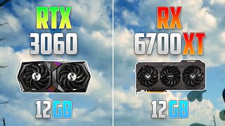 RTX 3060 vs RX 6700 XT - 1080p