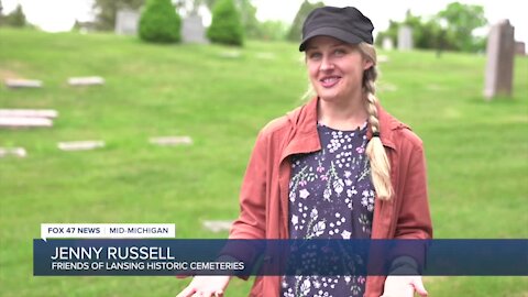 Jenny Russell is part of the group and says she continually learns something new when she visits the cemeteries