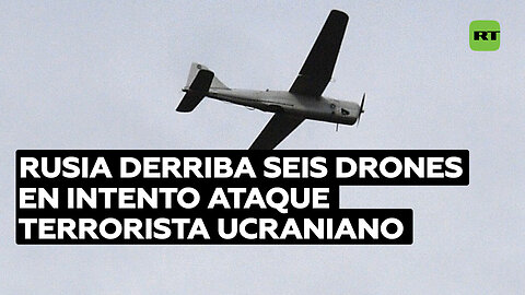 Rusia frustra otro "ataque terrorista" de Ucrania y derriba 7 drones en la provincia de Kaluga