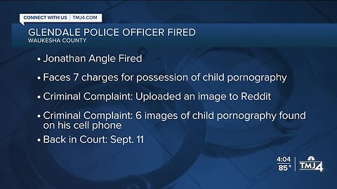 Glendale police officer fired