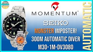 Seiko Monster Imposter! | Momentum 300m Automatic Diver M30-1M-DV3080 Unbox & Review