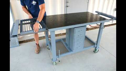 Welding Table Upgrades - Plasma cutting, slide outs, drawers...