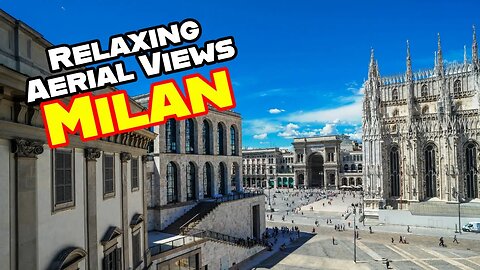 Exploring the Beauty of Milan from Above: A Stunning Drone Tour of Italy's Fashion Capital