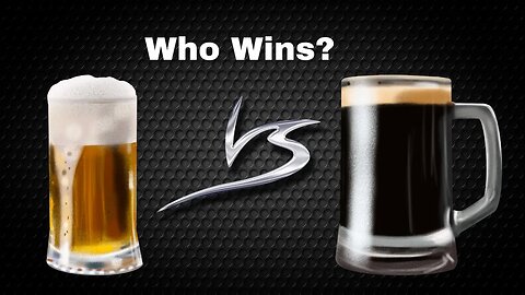 LIGHT BEER VS DARK BEER, THE ULTIMATE SHOWDOWN!