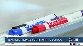 Teachers prepare for return to school