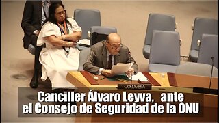 🛑Intervención destacada del Canciller Leyva en el Consejo de Seguridad de la ONU “Acuerdo de Paz” 👇